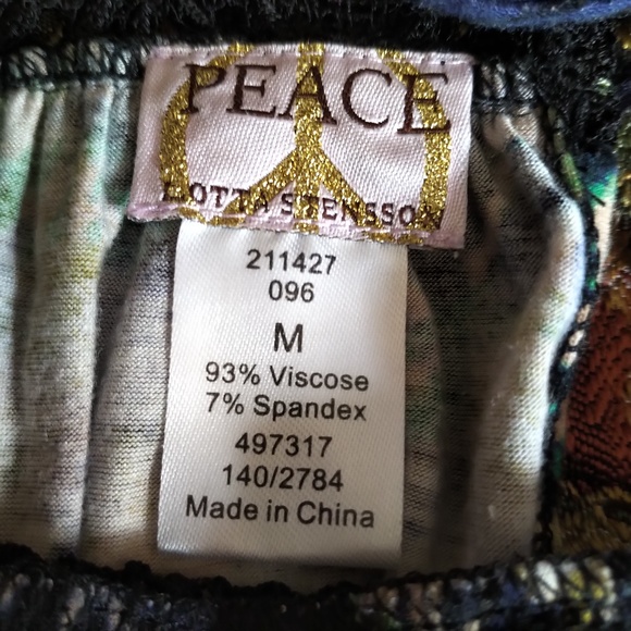 Peace Lotta Stensson Designer Tank EUC M - Picture 3 of 4